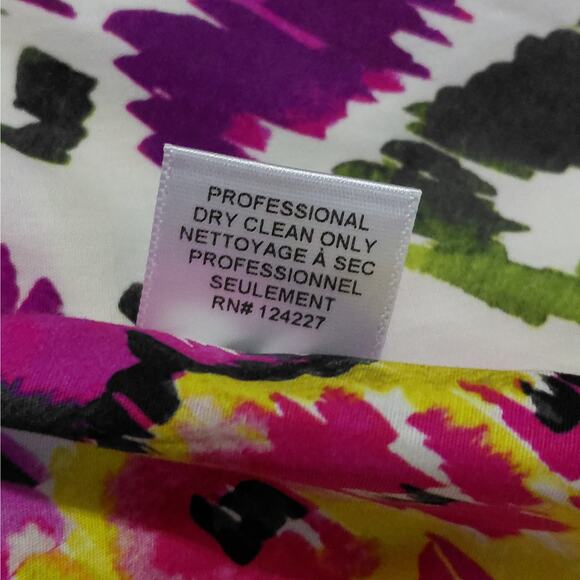 Misa Los Angeles Womens Dress Medium Floral Cutout Puff Sleeve Cottage Flirty - Picture 12 of 12